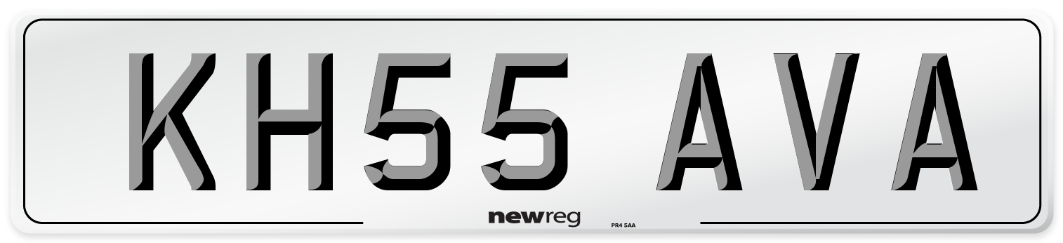 KH55 AVA Number Plate from New Reg